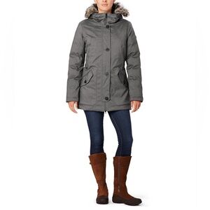 The North Face 550 Down Mauna Kea Hooded
Parka Coat Waterproof dark gray Size SP